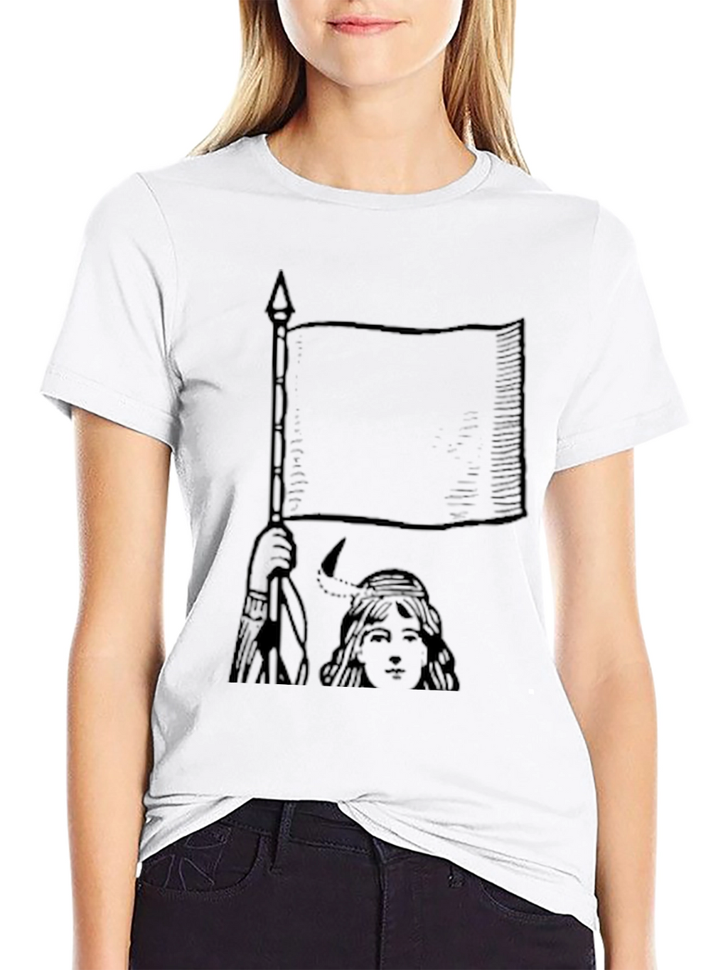 Flagbearer Graphic Tee - Unisex Black T-Shirt