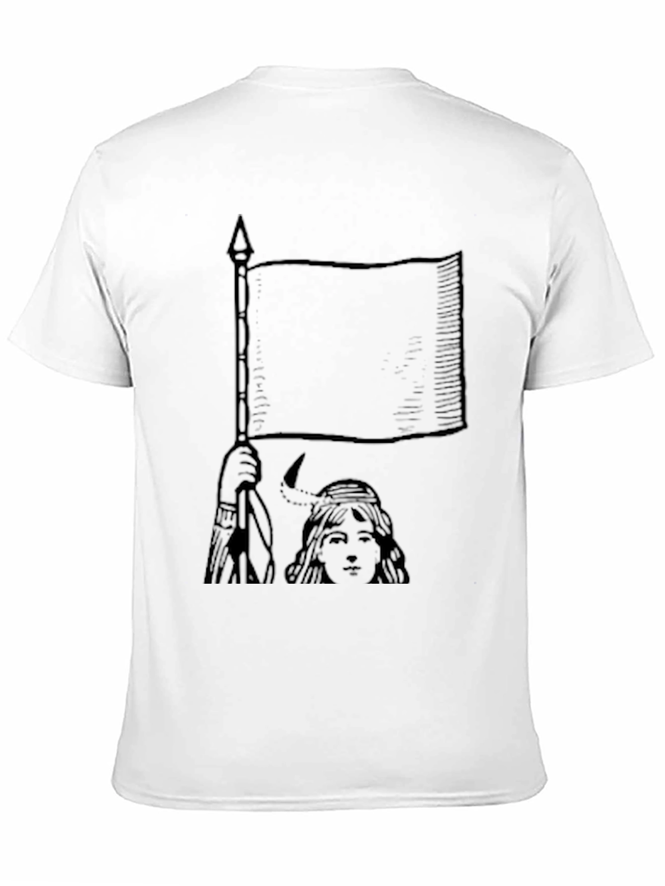 Flagbearer Graphic Tee - Unisex Black T-Shirt