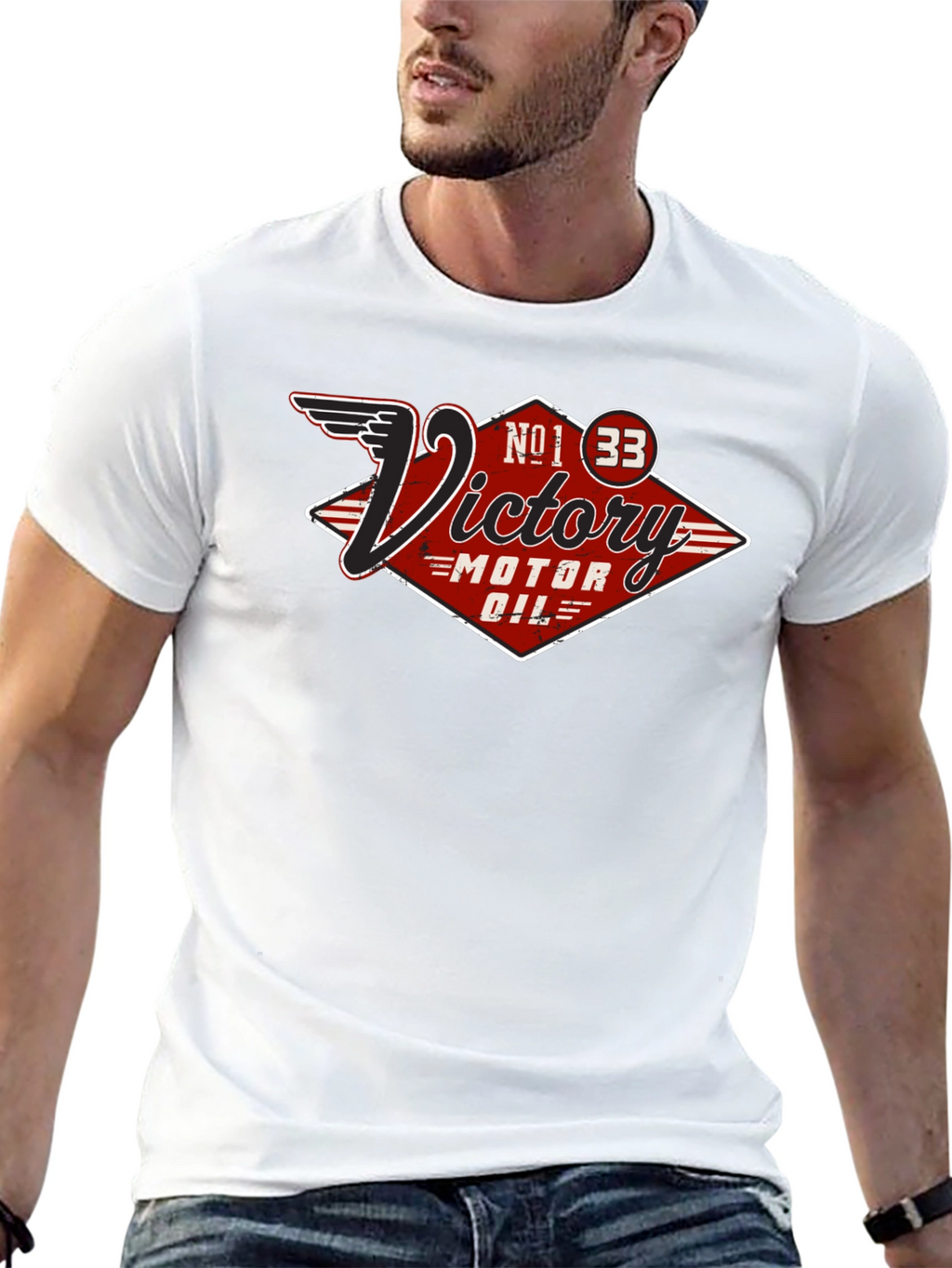 Victory Motor Oil Graphic T-Shirt