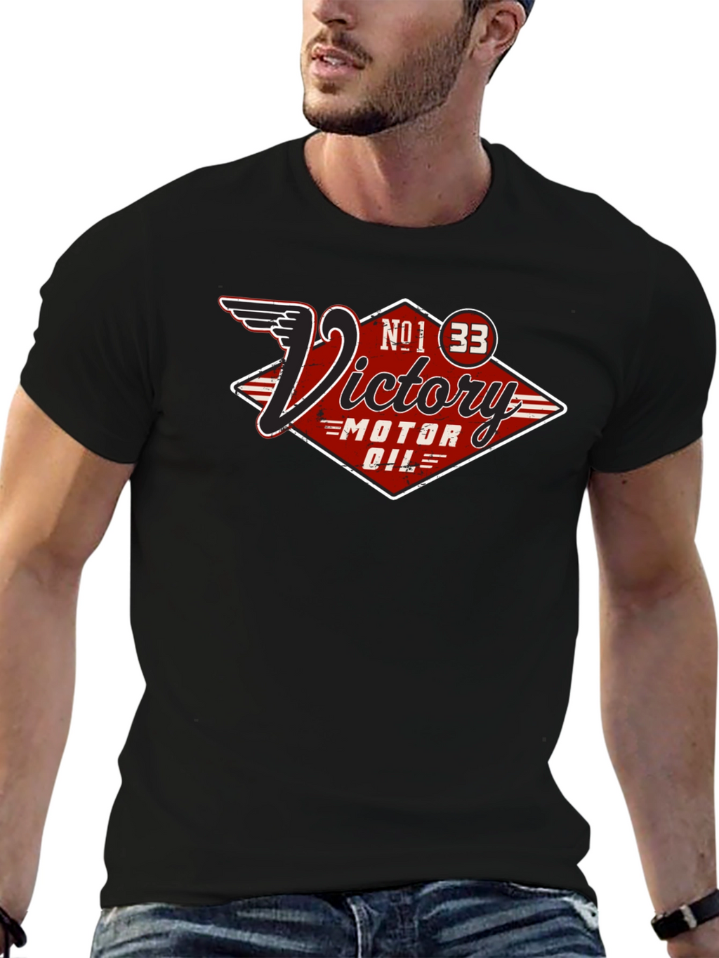 Victory Motor Oil Graphic T-Shirt