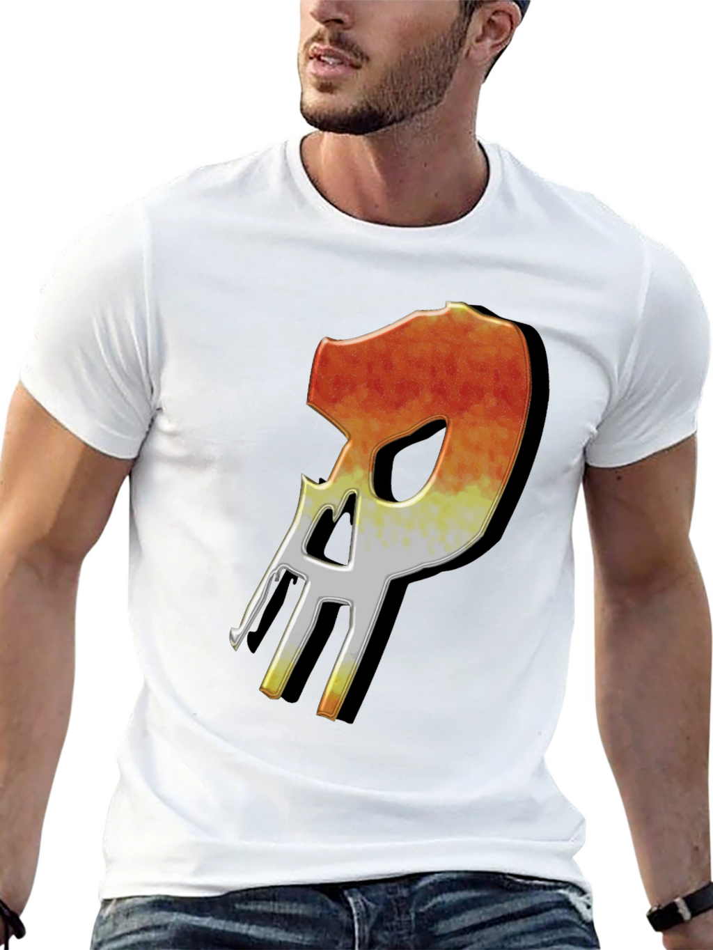 Fiery Skull Graphic T-Shirt - Modern Streetwear
