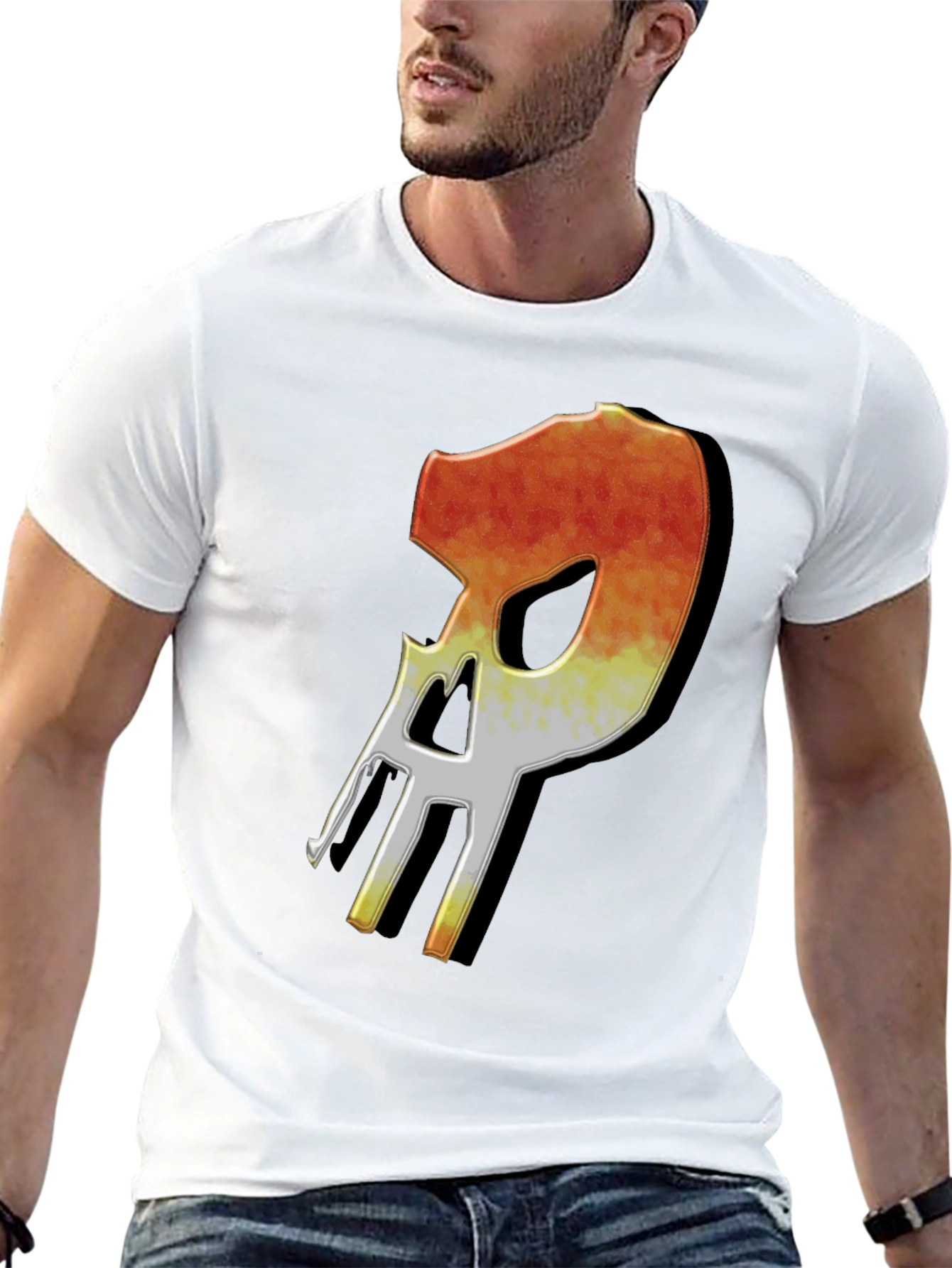 Fiery Skull Graphic T-Shirt - Modern Streetwear