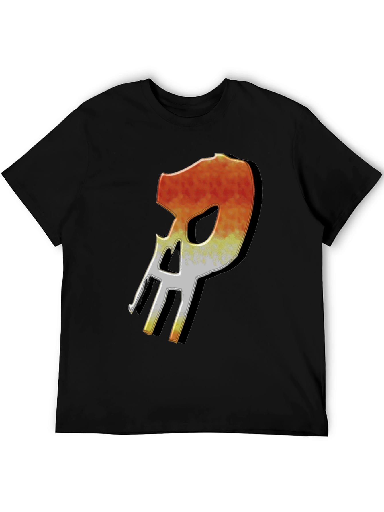 Fiery Skull Graphic T-Shirt - Modern Streetwear