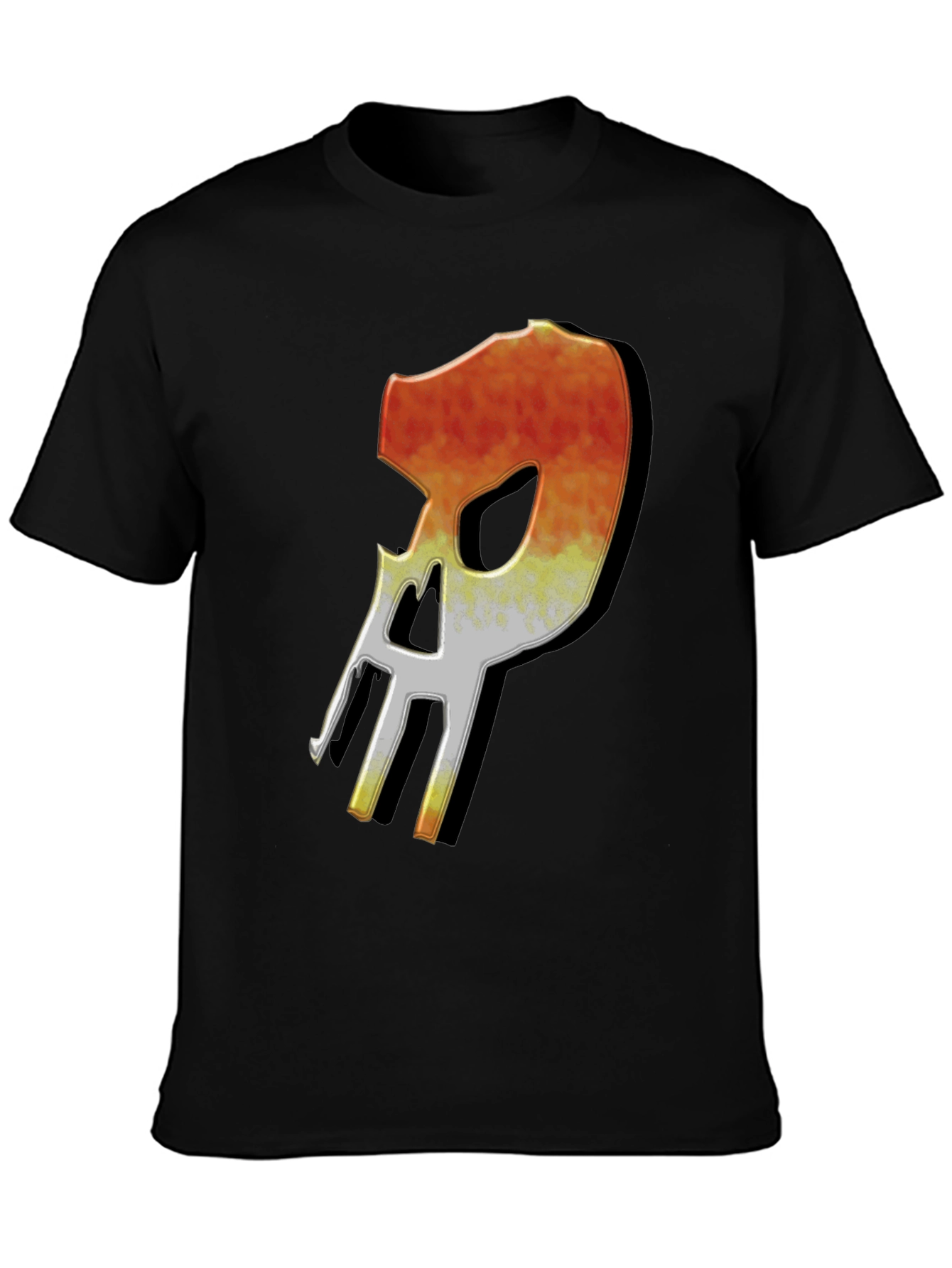 Fiery Skull Graphic T-Shirt - Modern Streetwear