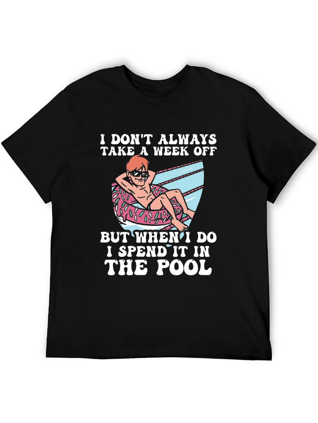 I Spend It In The Pool Graphic T-Shirt
