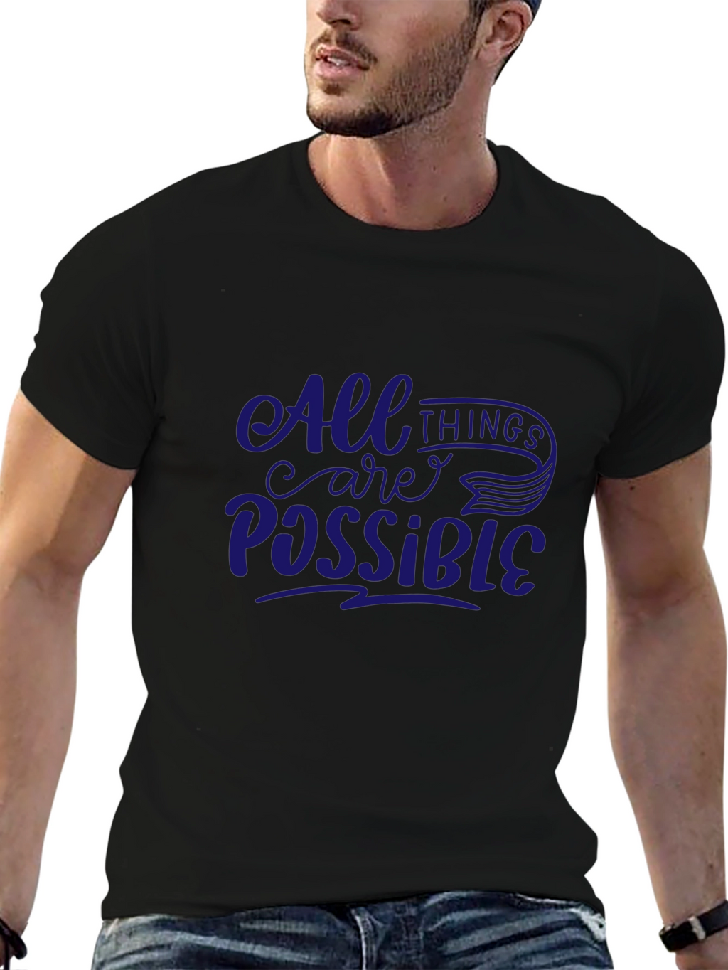 All Things Possible T-Shirt - Black