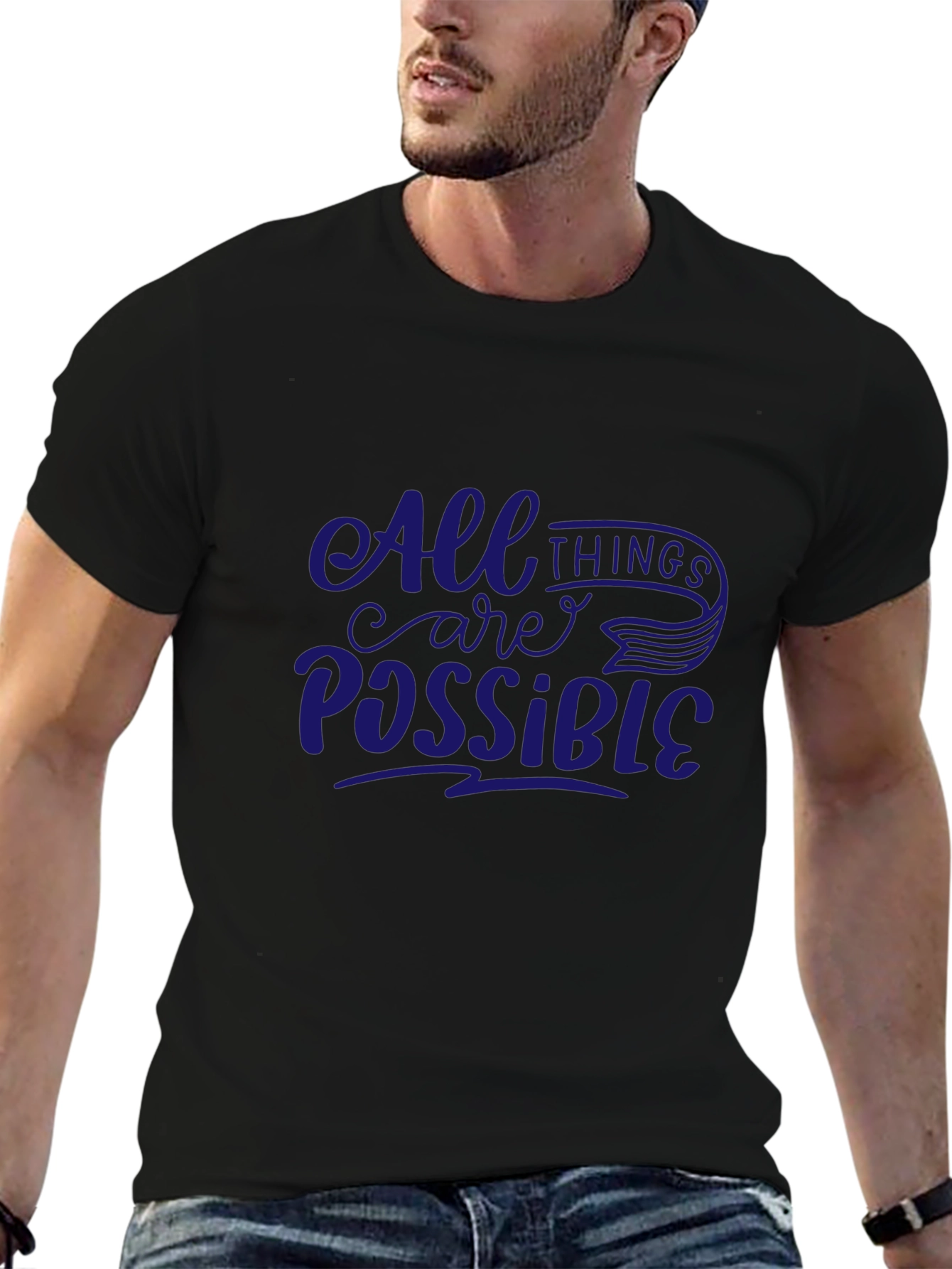 All Things Possible T-Shirt - Black