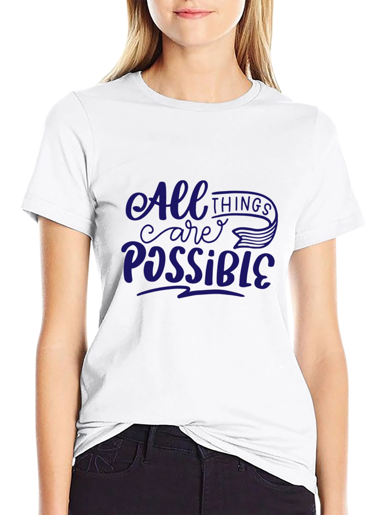 All Things Possible T-Shirt - Black