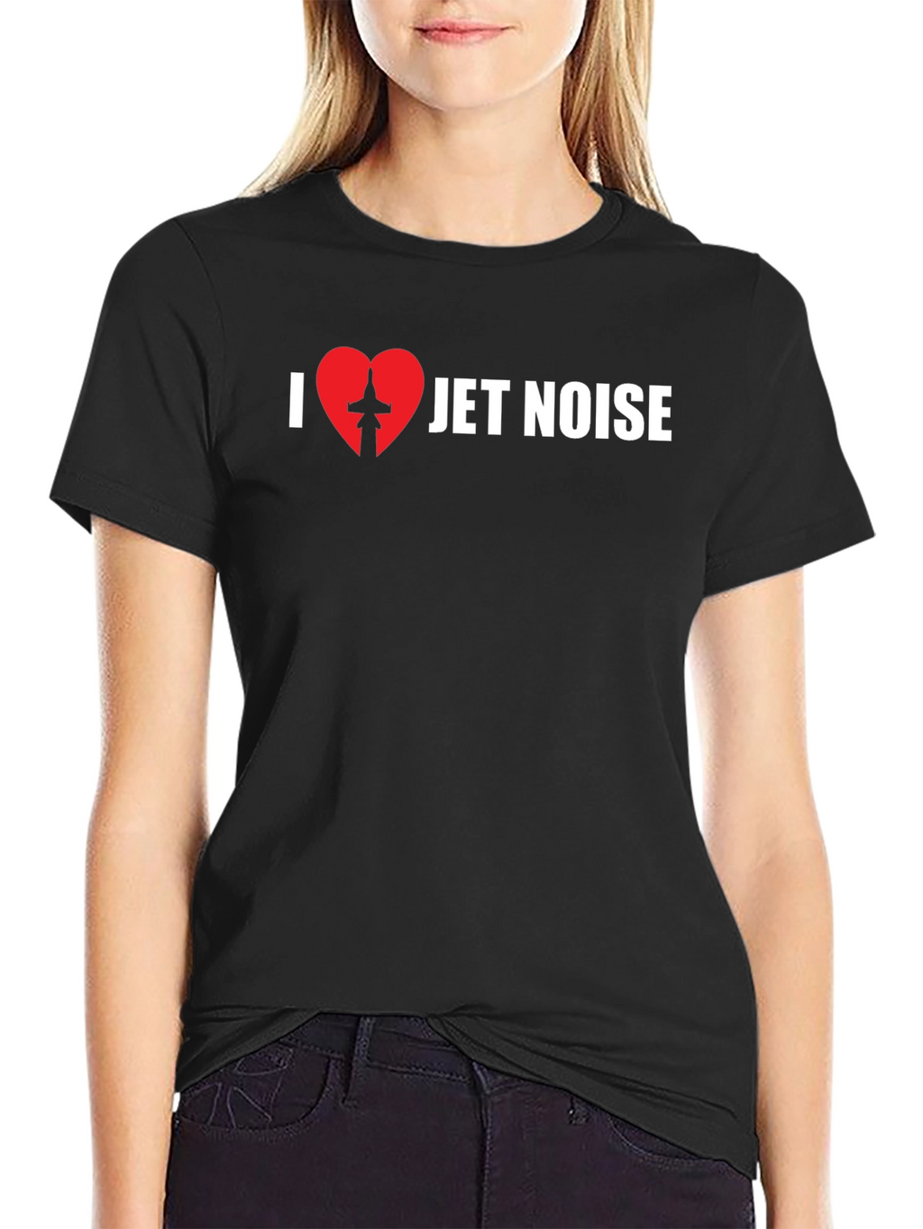 I Love Jet Noise Graphic T-Shirt