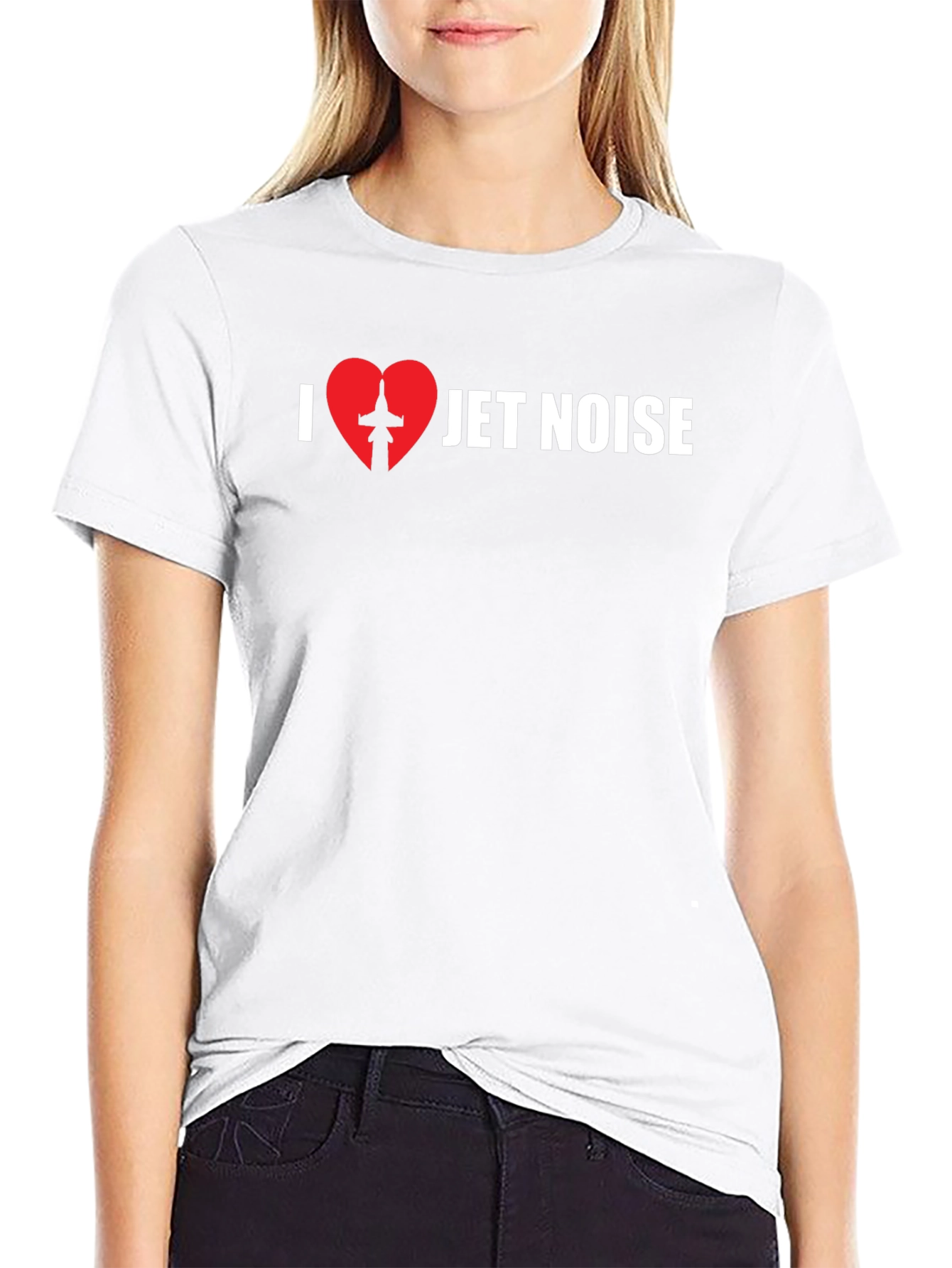 I Love Jet Noise Graphic T-Shirt