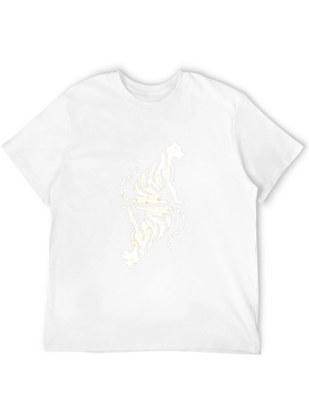 Tiger Reflection Graphic Tee - Cool Black T-Shirt
