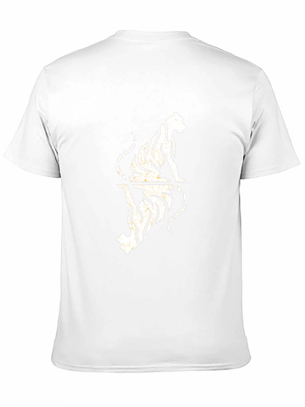 Tiger Reflection Graphic Tee - Cool Black T-Shirt