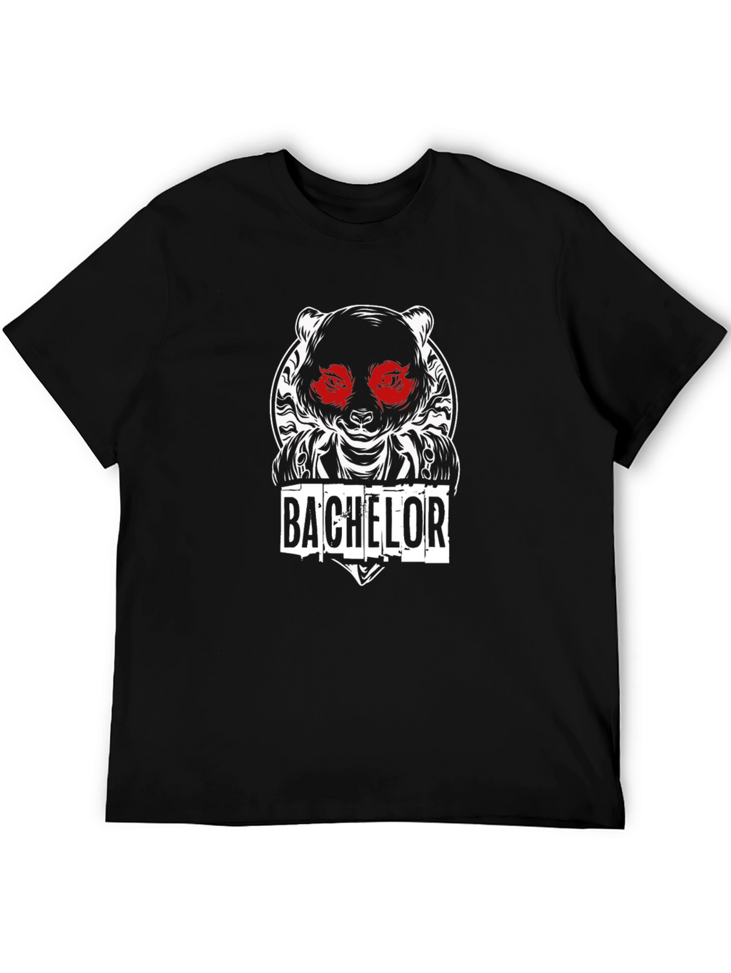 Bachelor Panda Graphic Tee - Stylish Unique Design