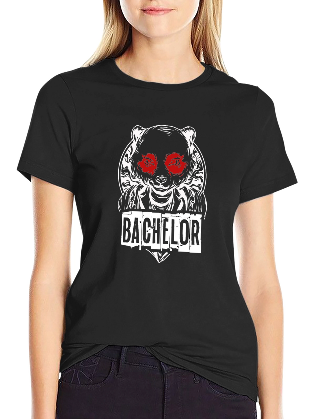 Bachelor Panda Graphic Tee - Stylish Unique Design
