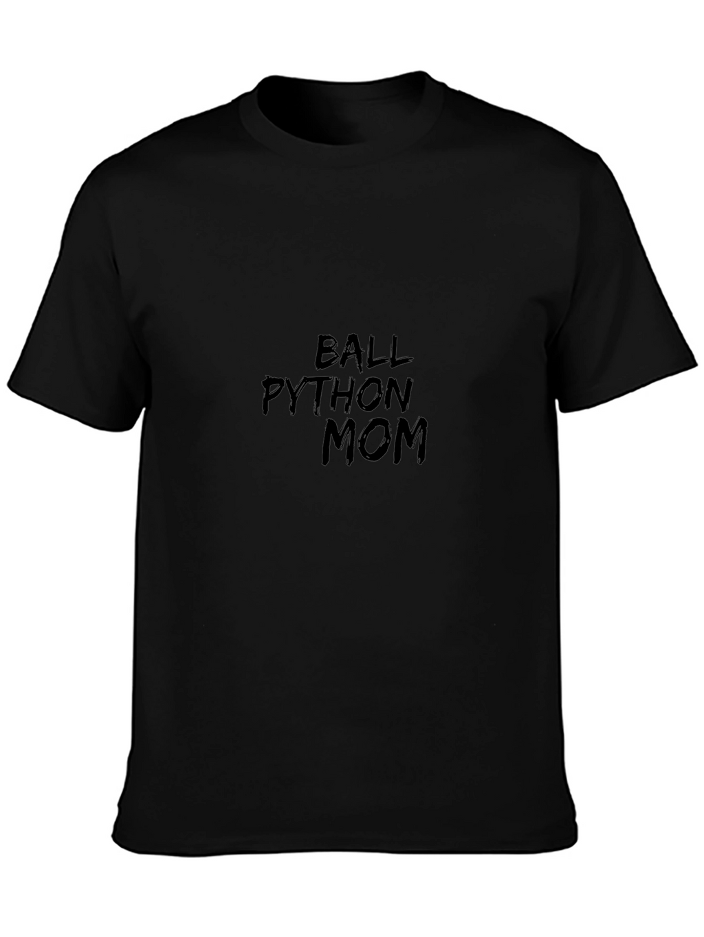 Ball Python Mom Graphic Tee - Black