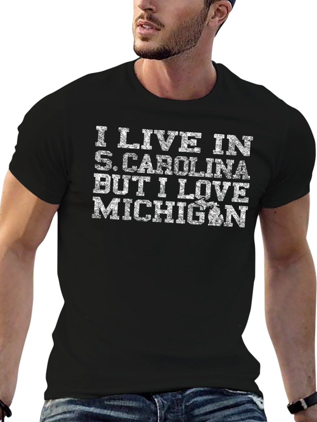 South Carolina Michigan Novelty T-Shirt