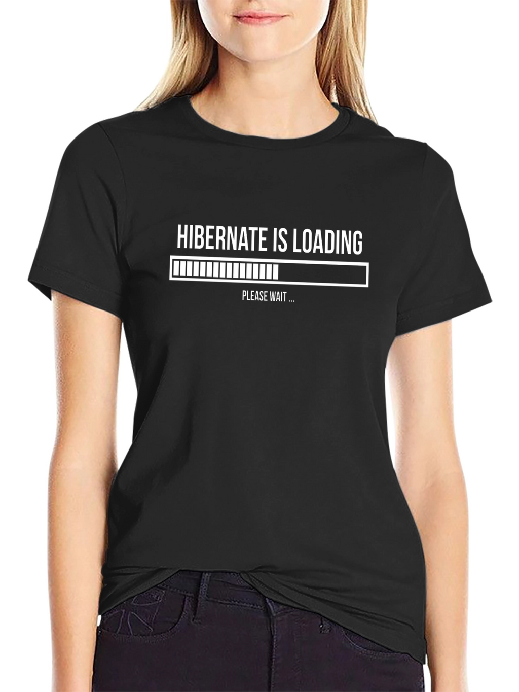 Hibernate is Loading Graphic Tee - Programmer Shirt