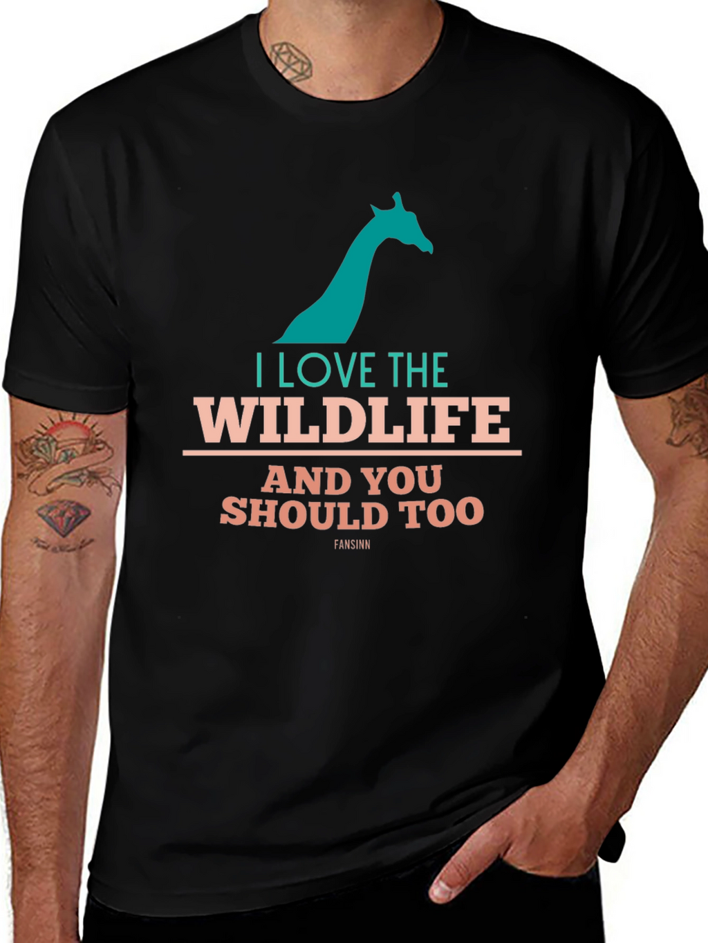 Wildlife Lover Graphic T-Shirt