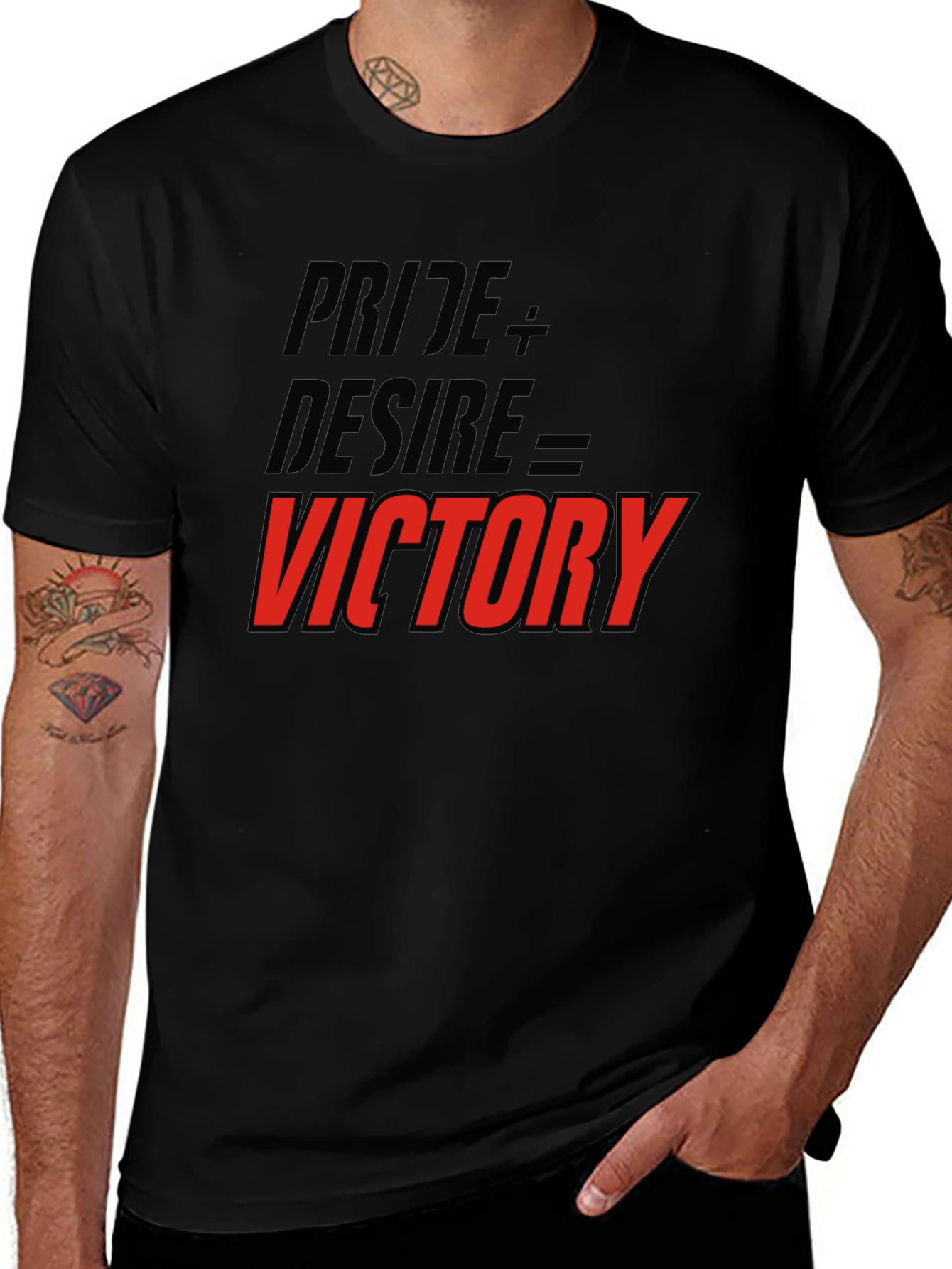Pride Desire Victory Black T-Shirt