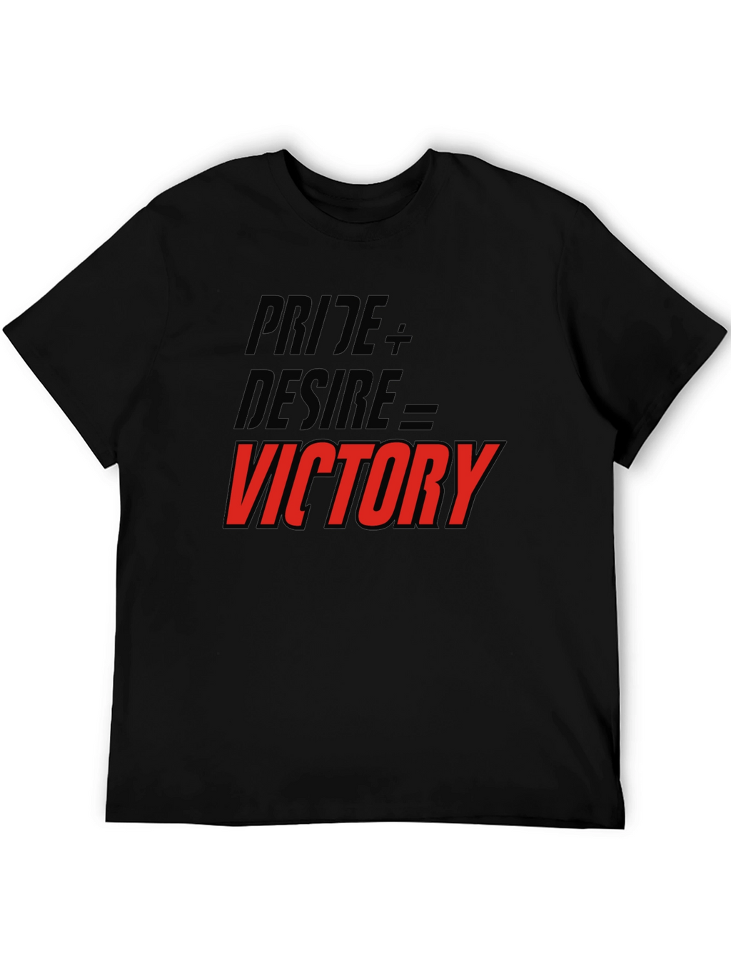 Pride Desire Victory Black T-Shirt