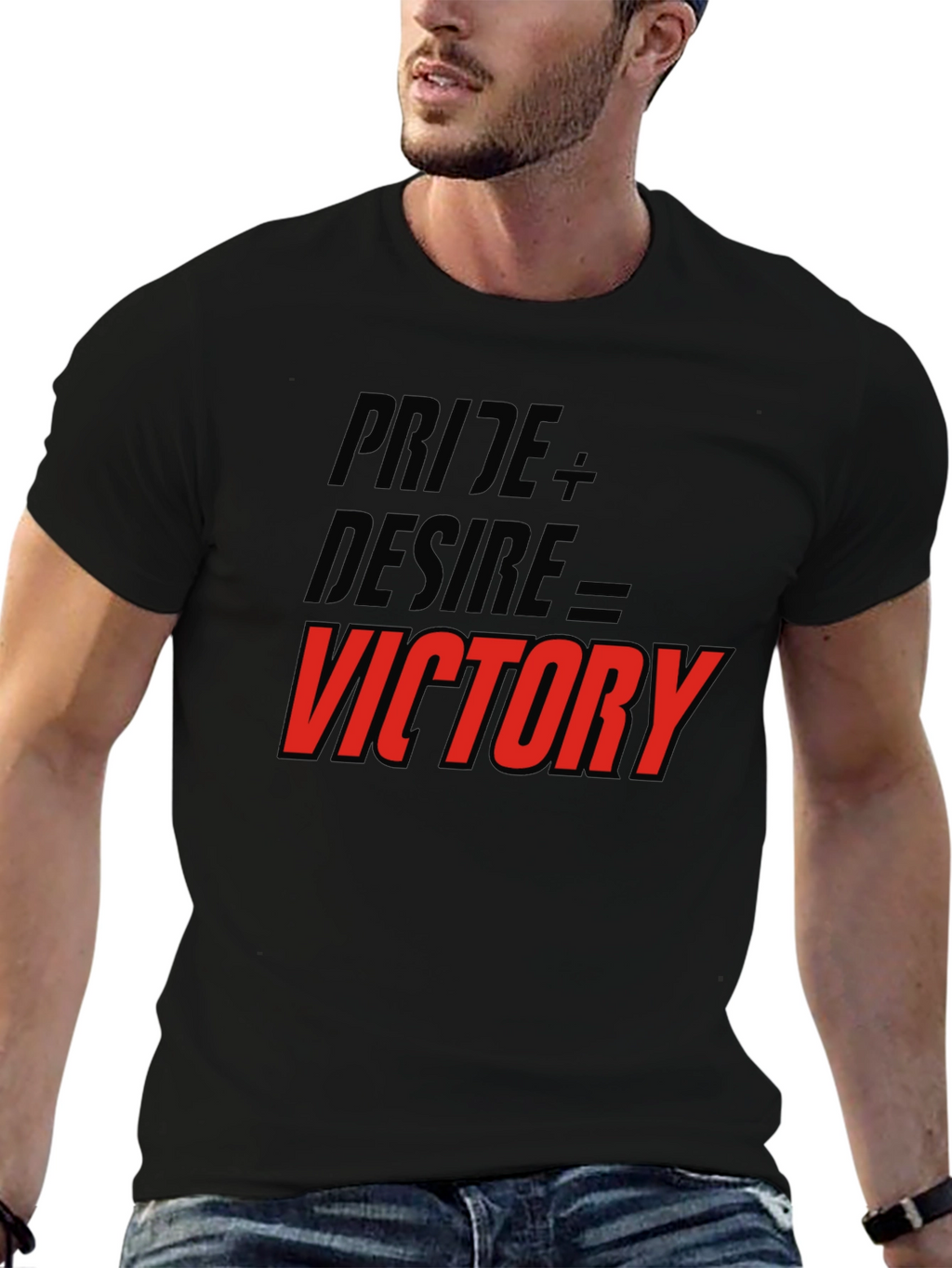 Pride Desire Victory Black T-Shirt
