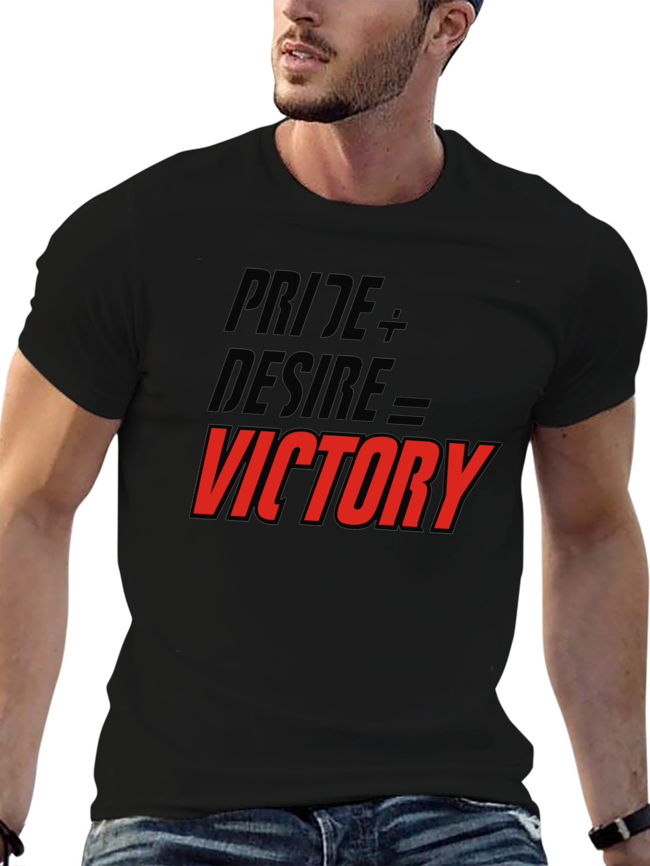 Pride Desire Victory Black T-Shirt