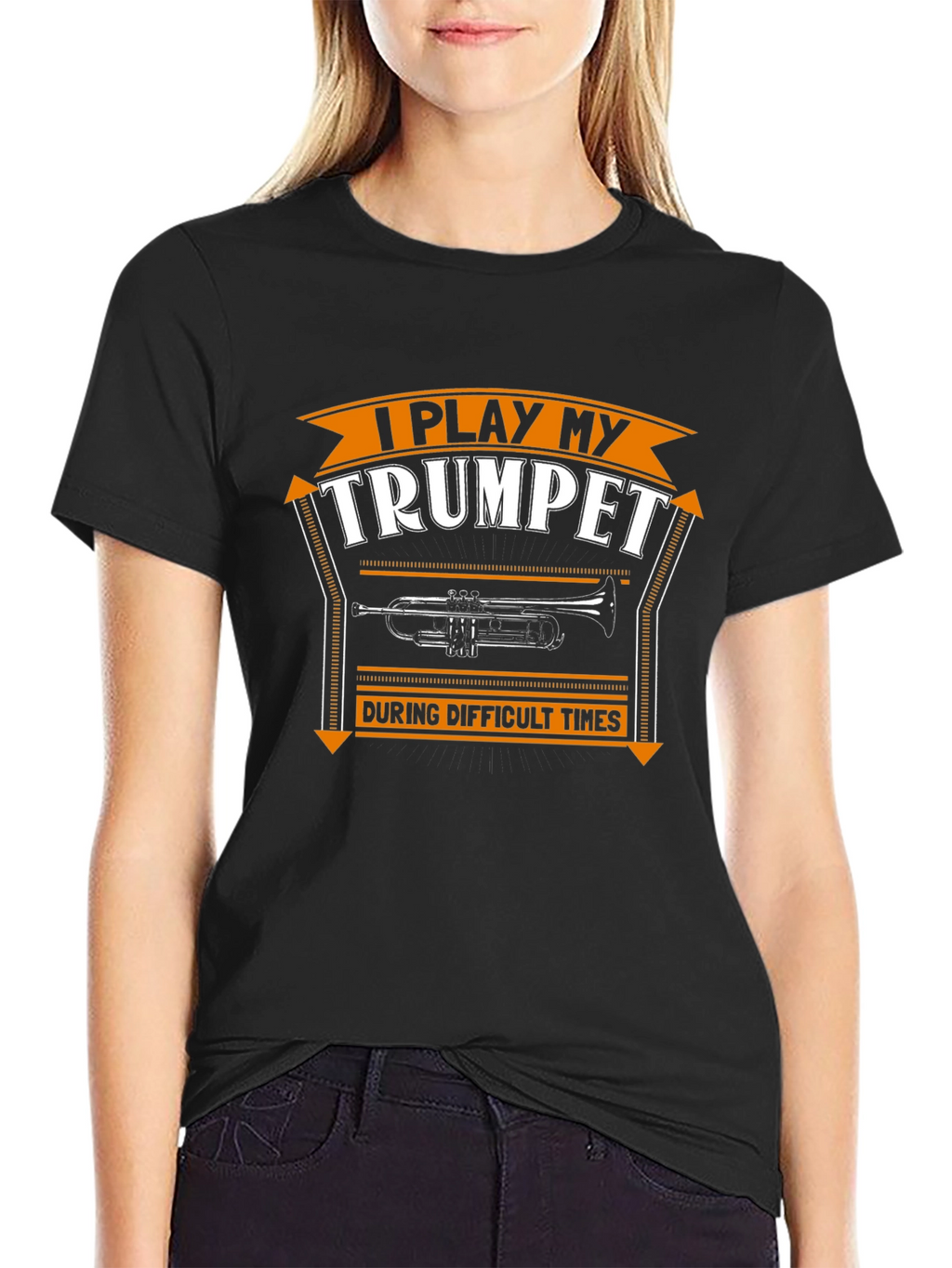 I Play My Trumpet Mens Graphic Tee