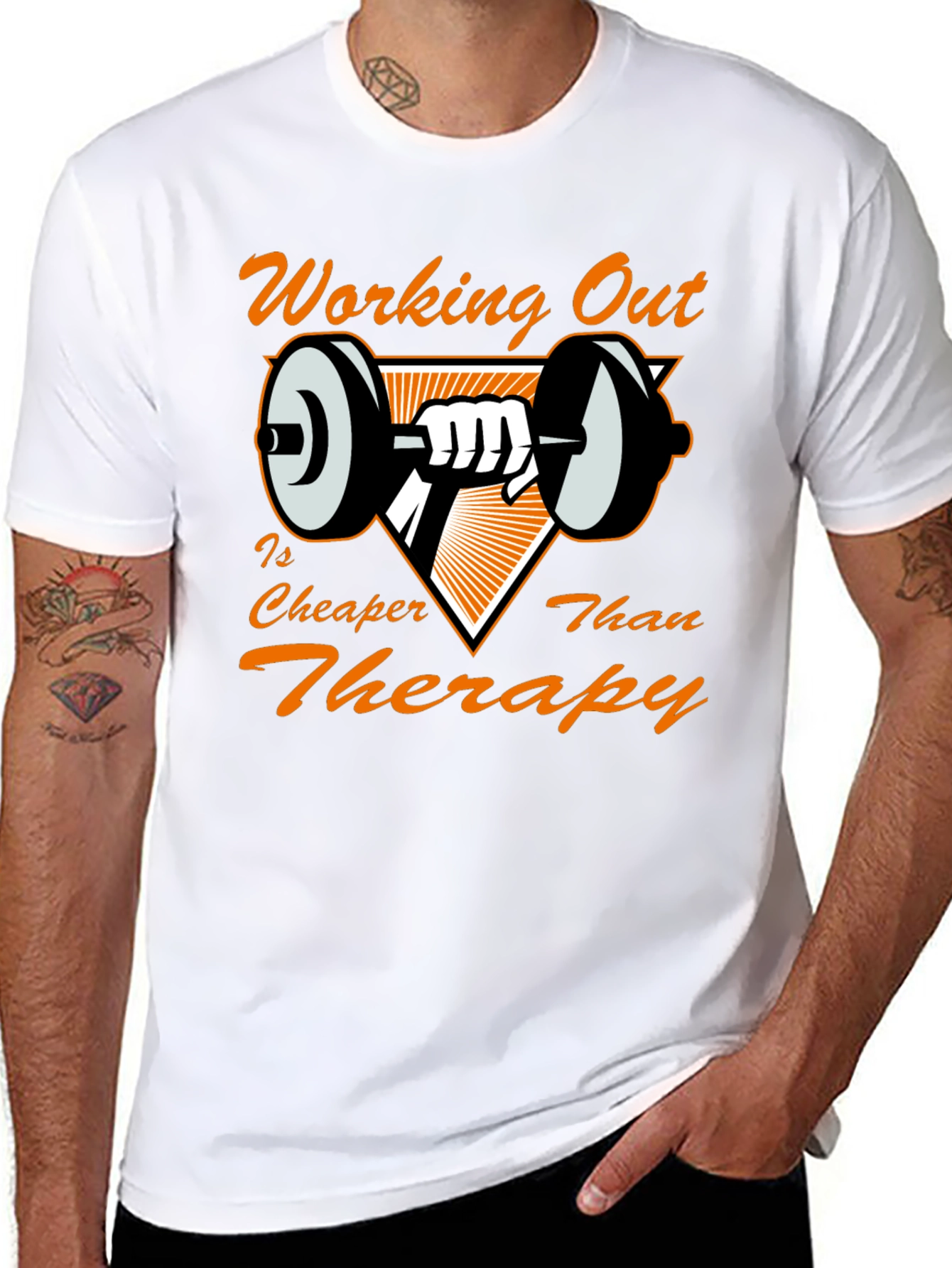 Workout Therapy Tee - Fitness Motivation T-Shirt