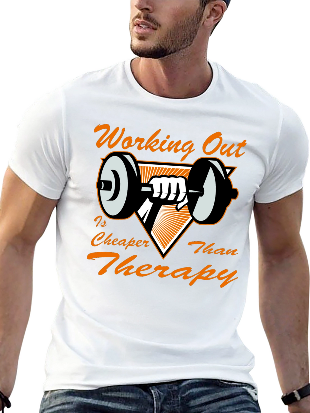 Workout Therapy Tee - Fitness Motivation T-Shirt
