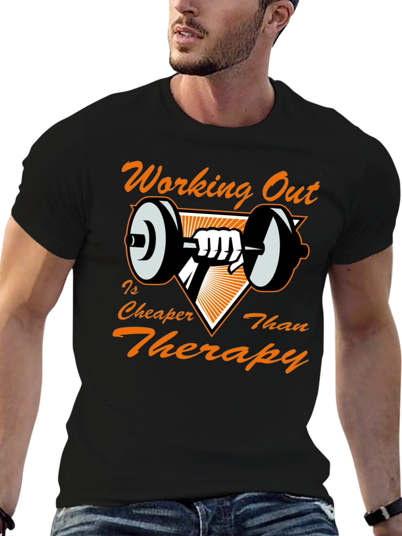 Workout Therapy Tee - Fitness Motivation T-Shirt