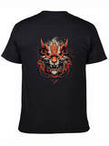 Fiery Beast Graphic Tee - Unique Design