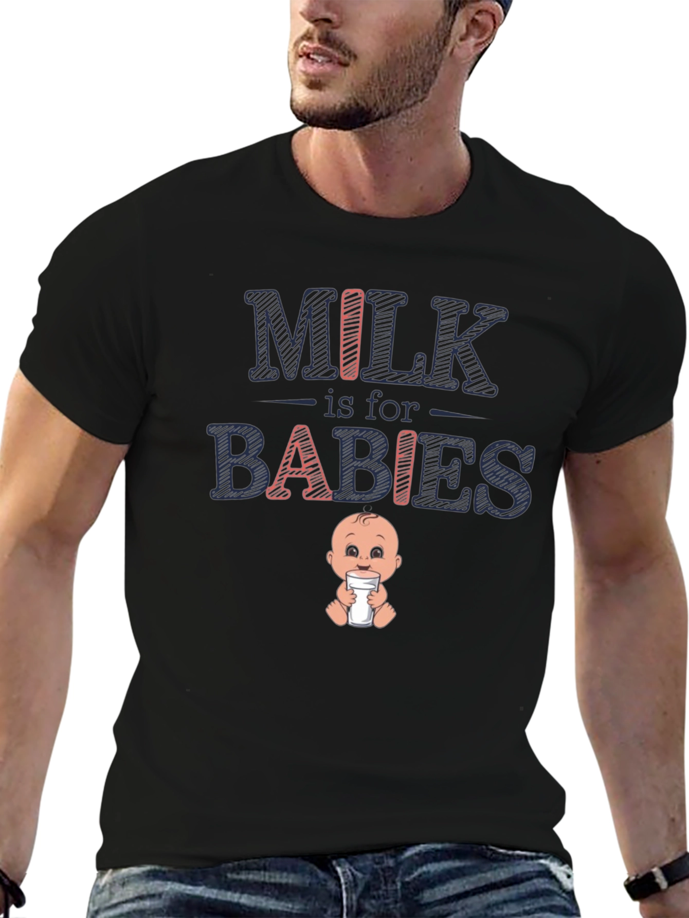 Milk is for Babies Graphic T-Shirt