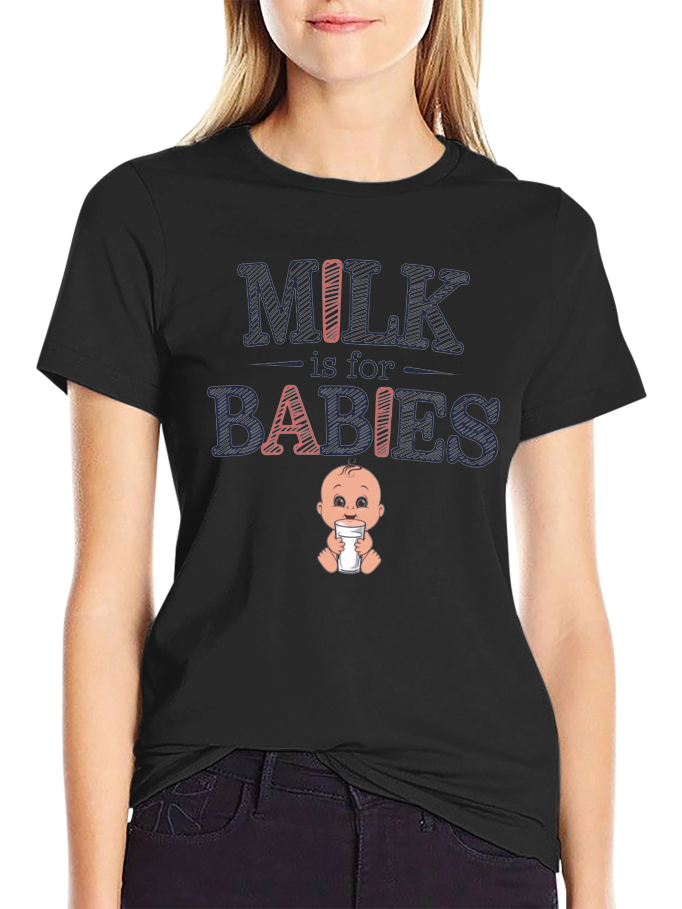 Milk is for Babies Graphic T-Shirt