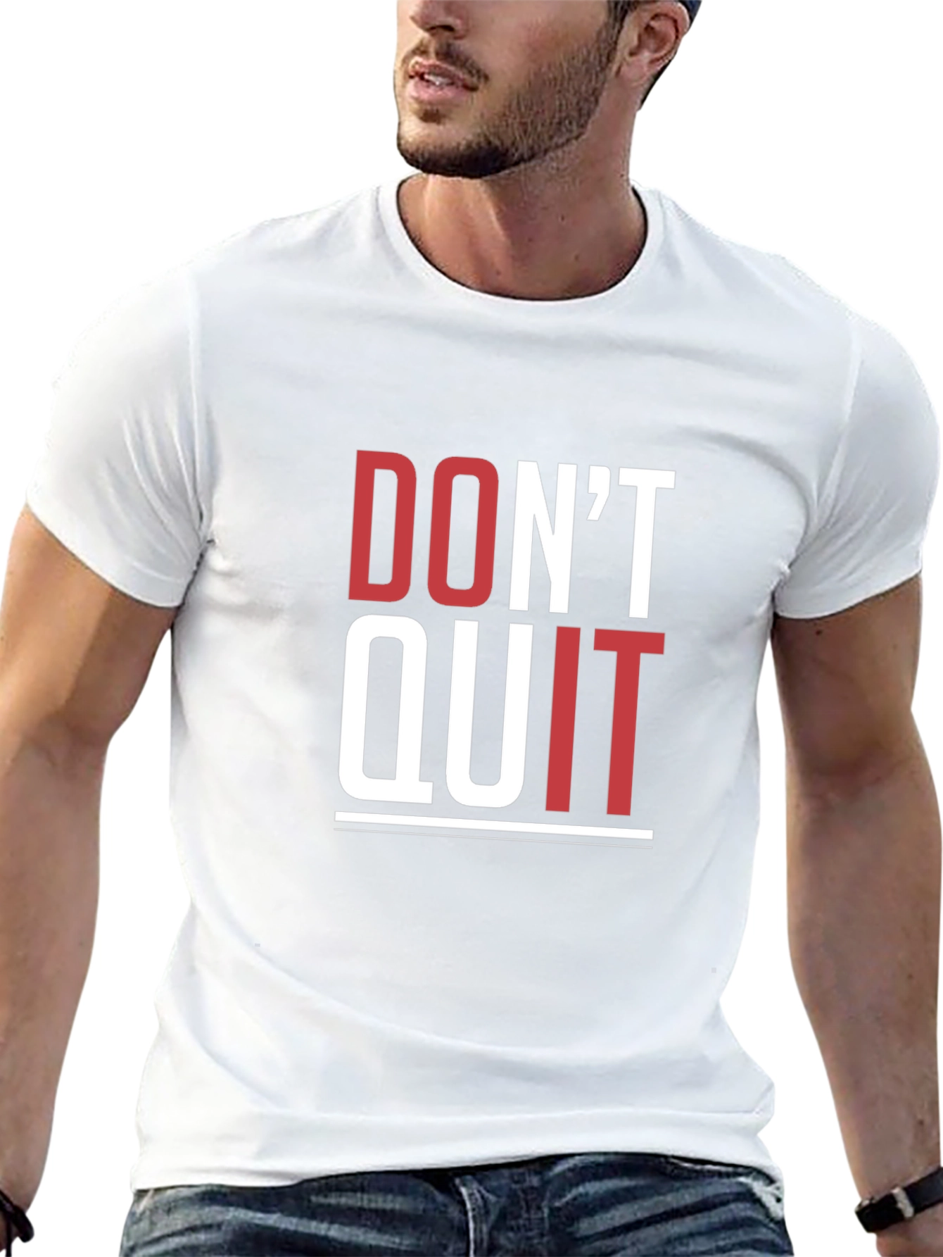 Motivational Graphic Tee - Dont Quit T-Shirt