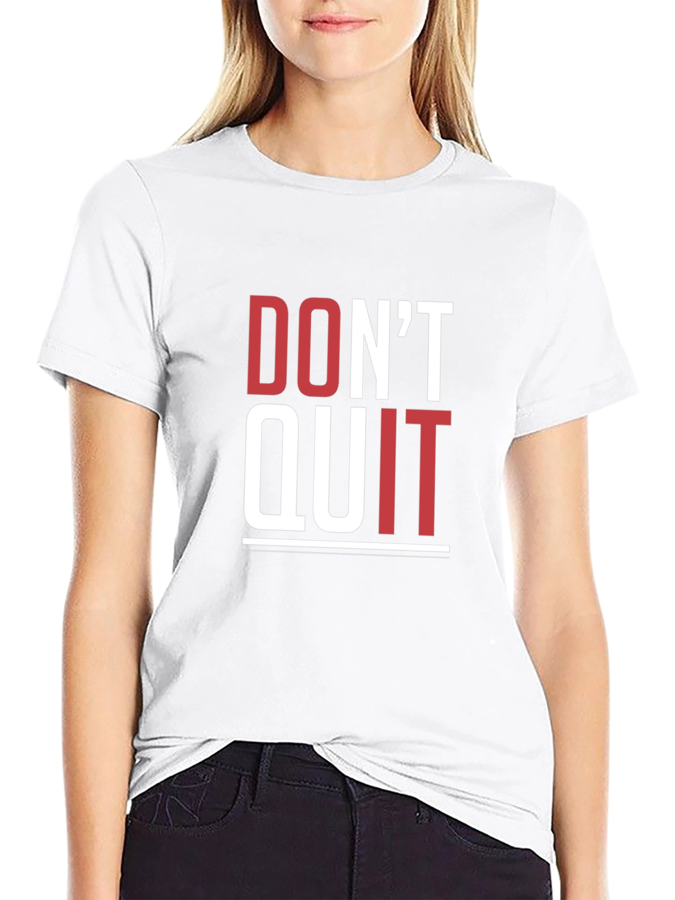 Motivational Graphic Tee - Dont Quit T-Shirt