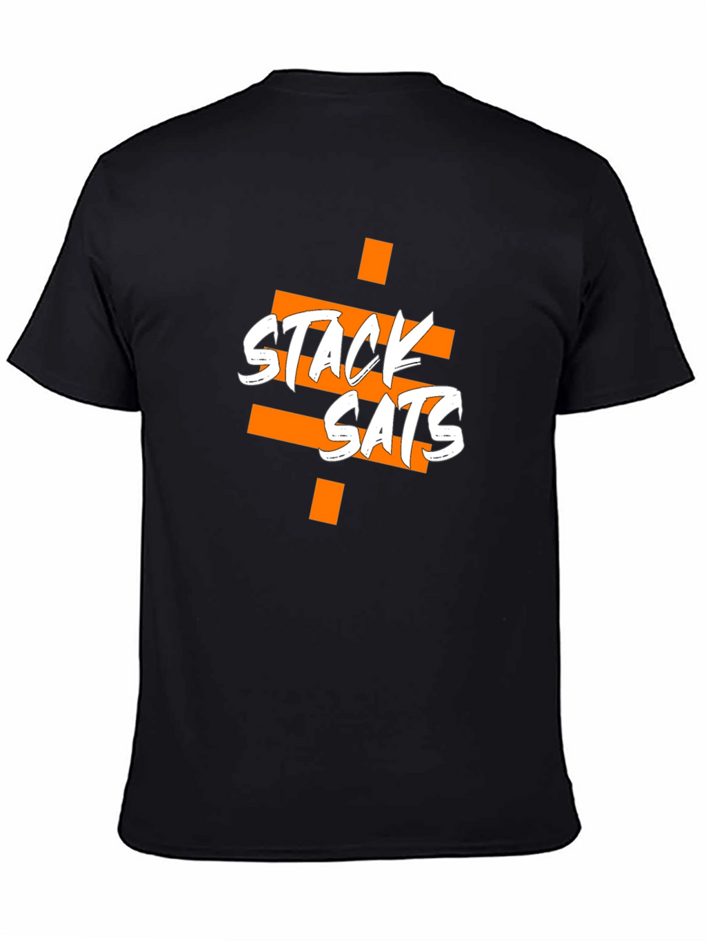 Stack Sats Graphic Tee - Black Cotton Blend