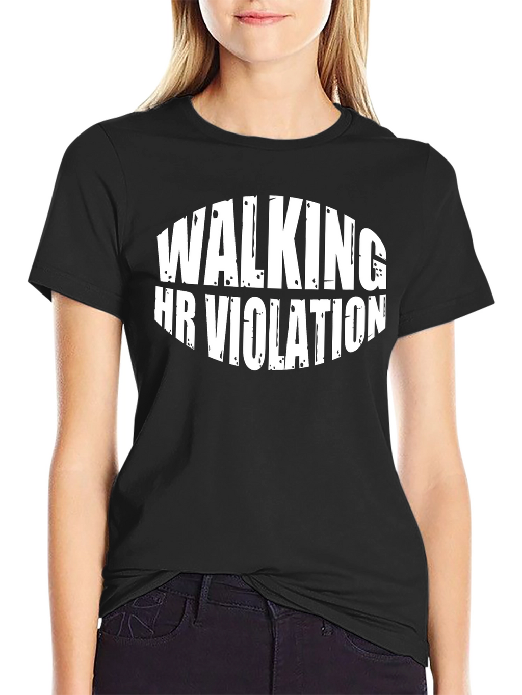 Walking HR Violation Graphic T-Shirt