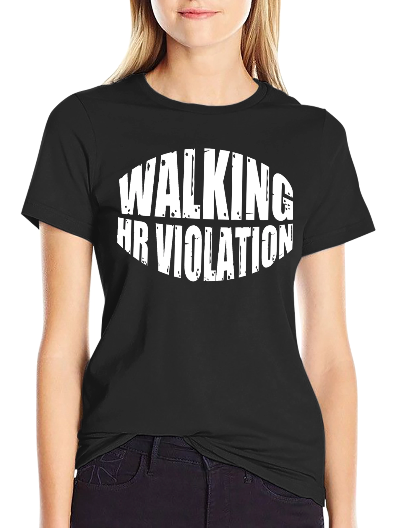 Walking HR Violation Graphic T-Shirt