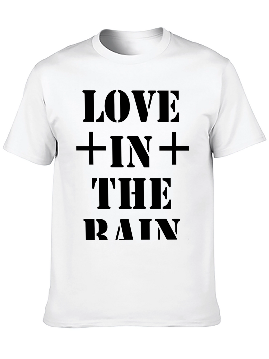 Love In The Rain Black Graphic Tee