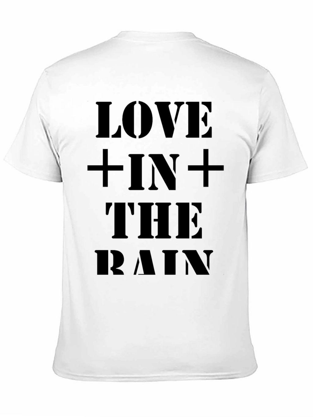 Love In The Rain Black Graphic Tee