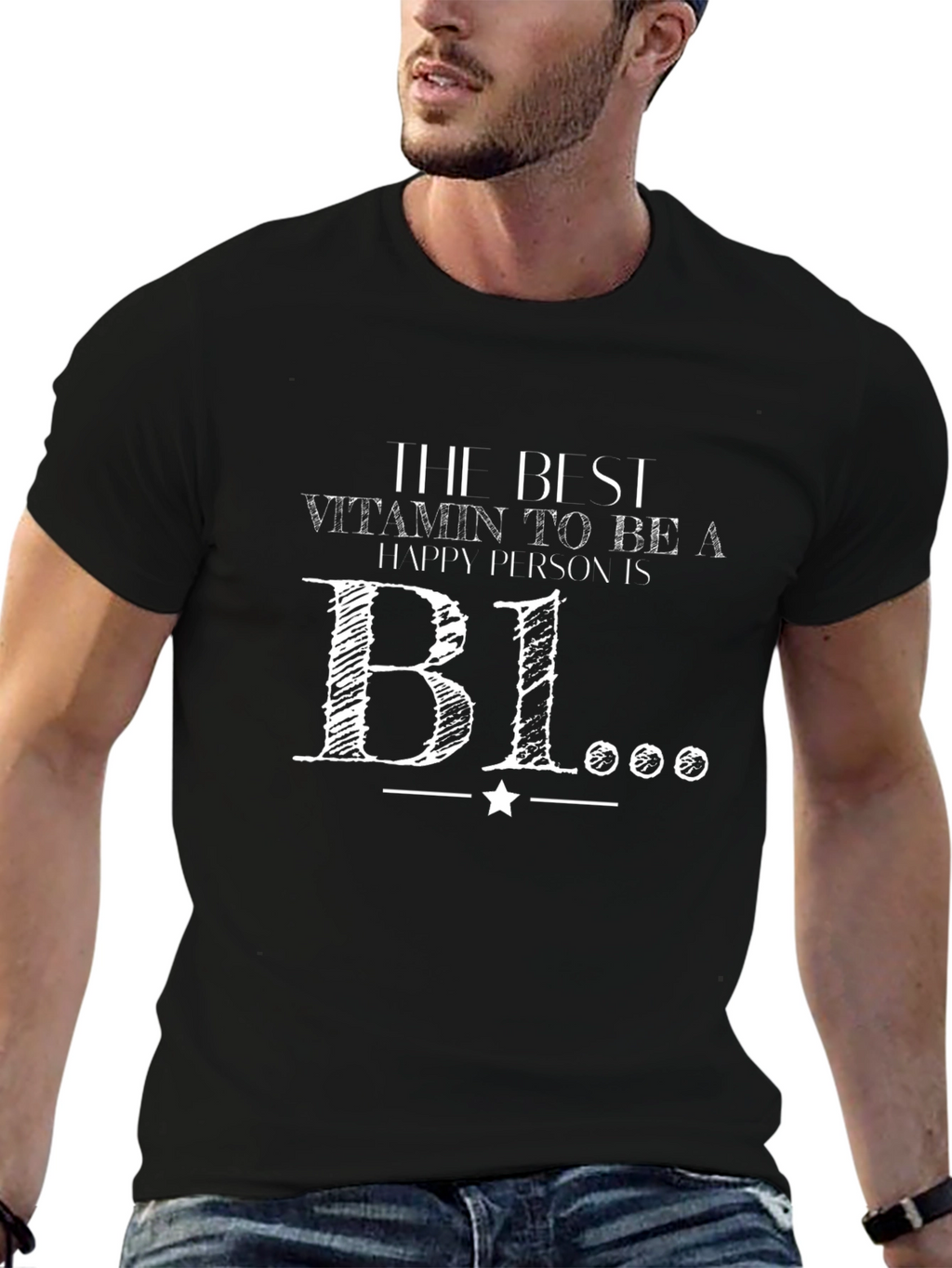 Funny B1 T-Shirt - Be Happy!