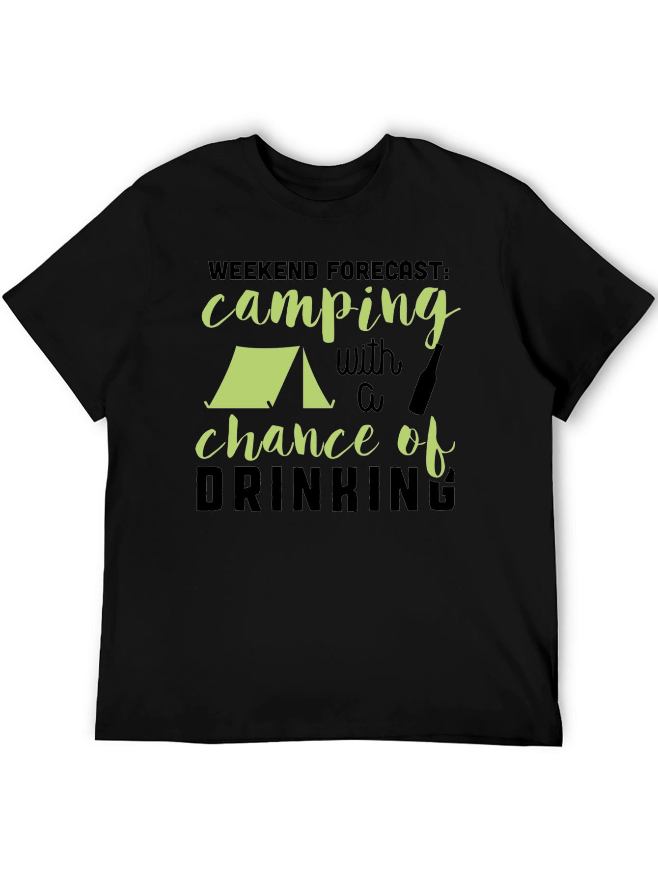 Camping & Drinking Forecast Graphic Tee