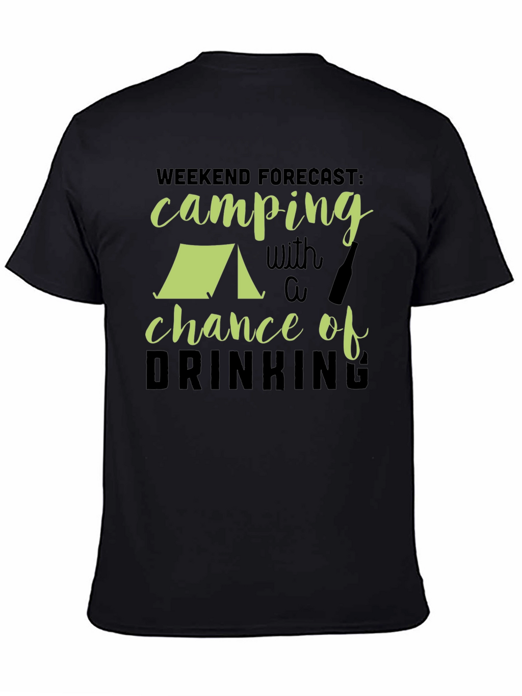 Camping & Drinking Forecast Graphic Tee