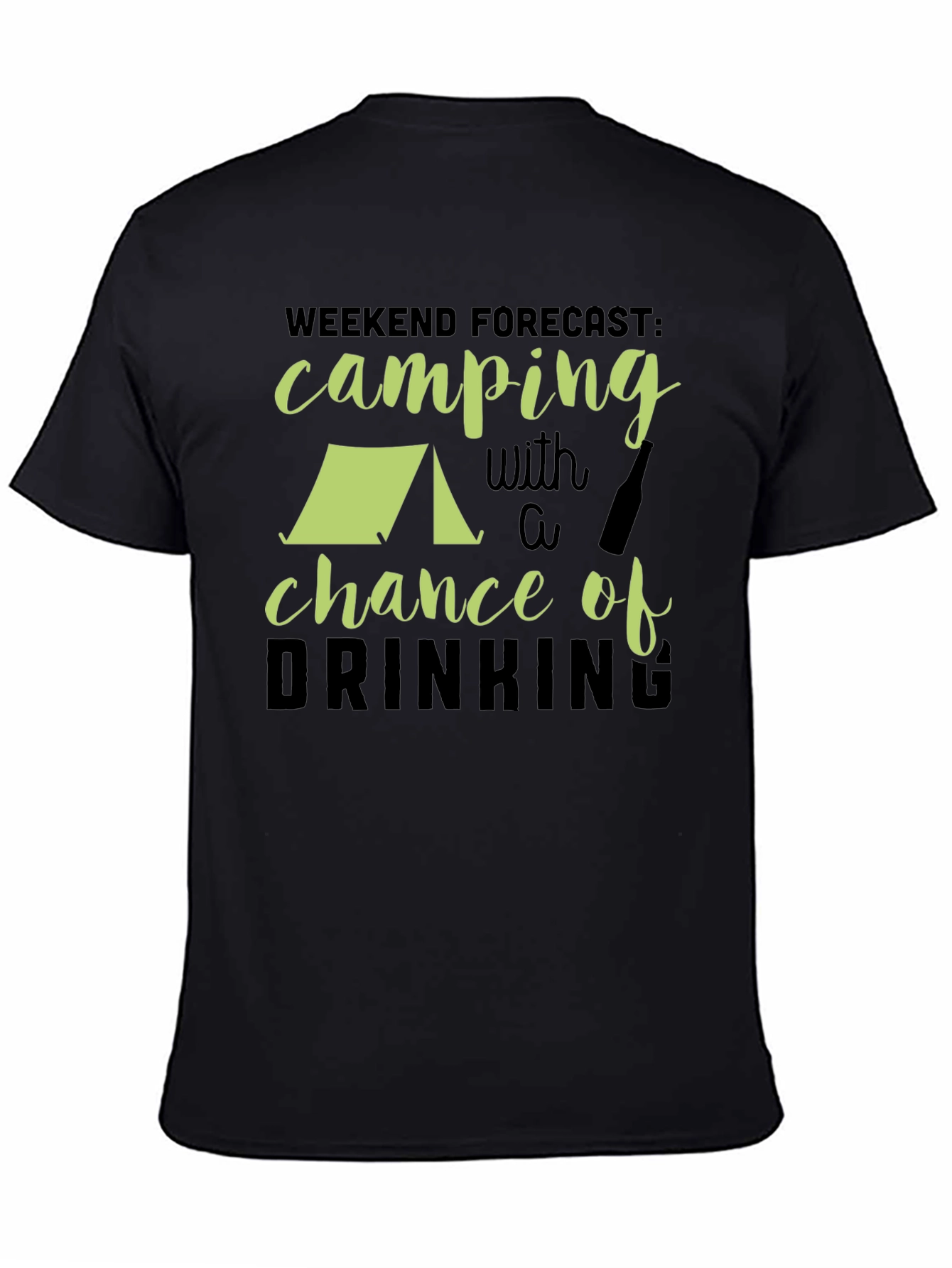 Camping & Drinking Forecast Graphic Tee
