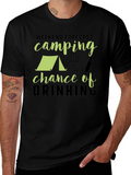 Camping & Drinking Forecast Graphic Tee
