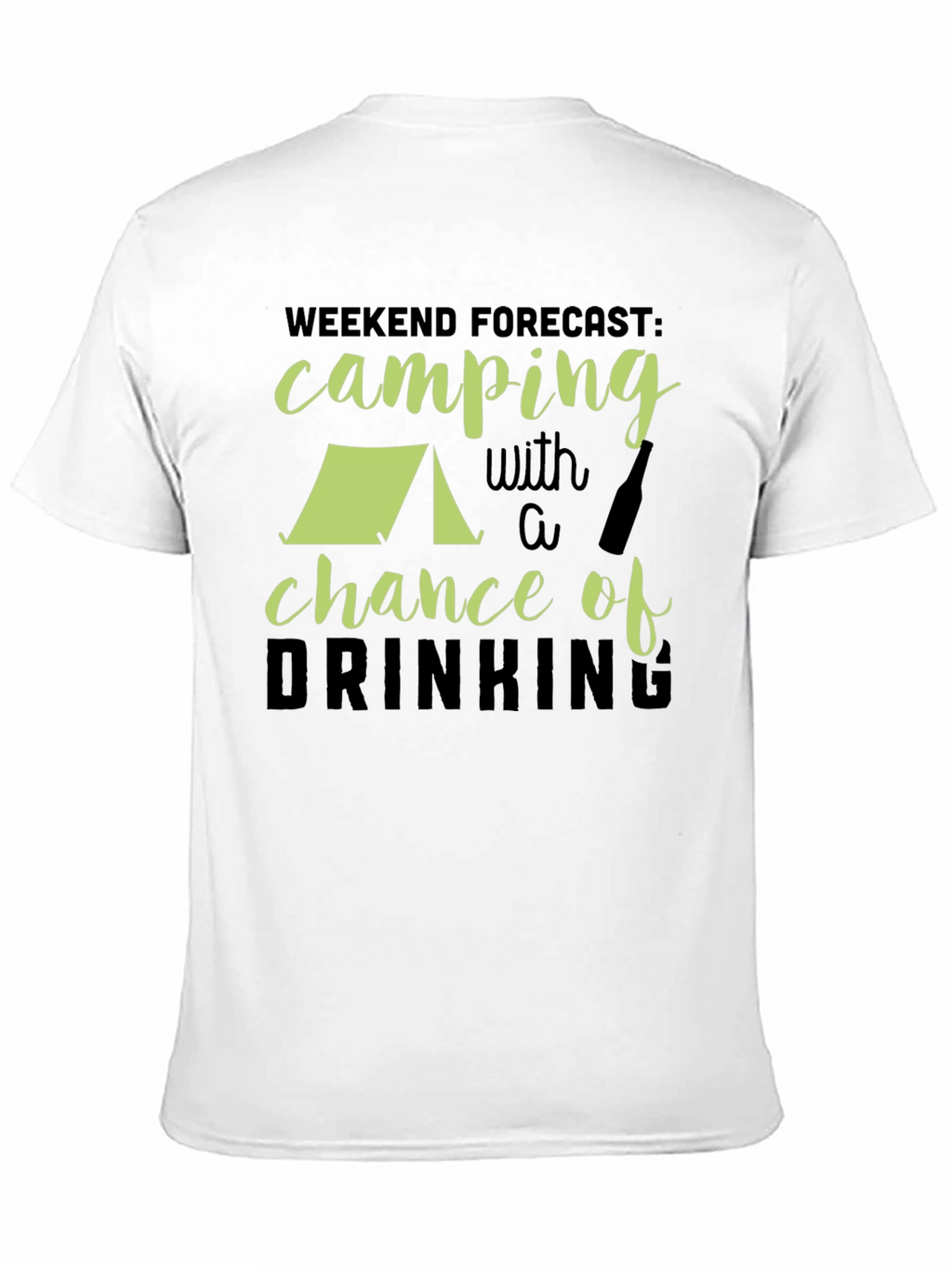 Camping & Drinking Forecast Graphic Tee