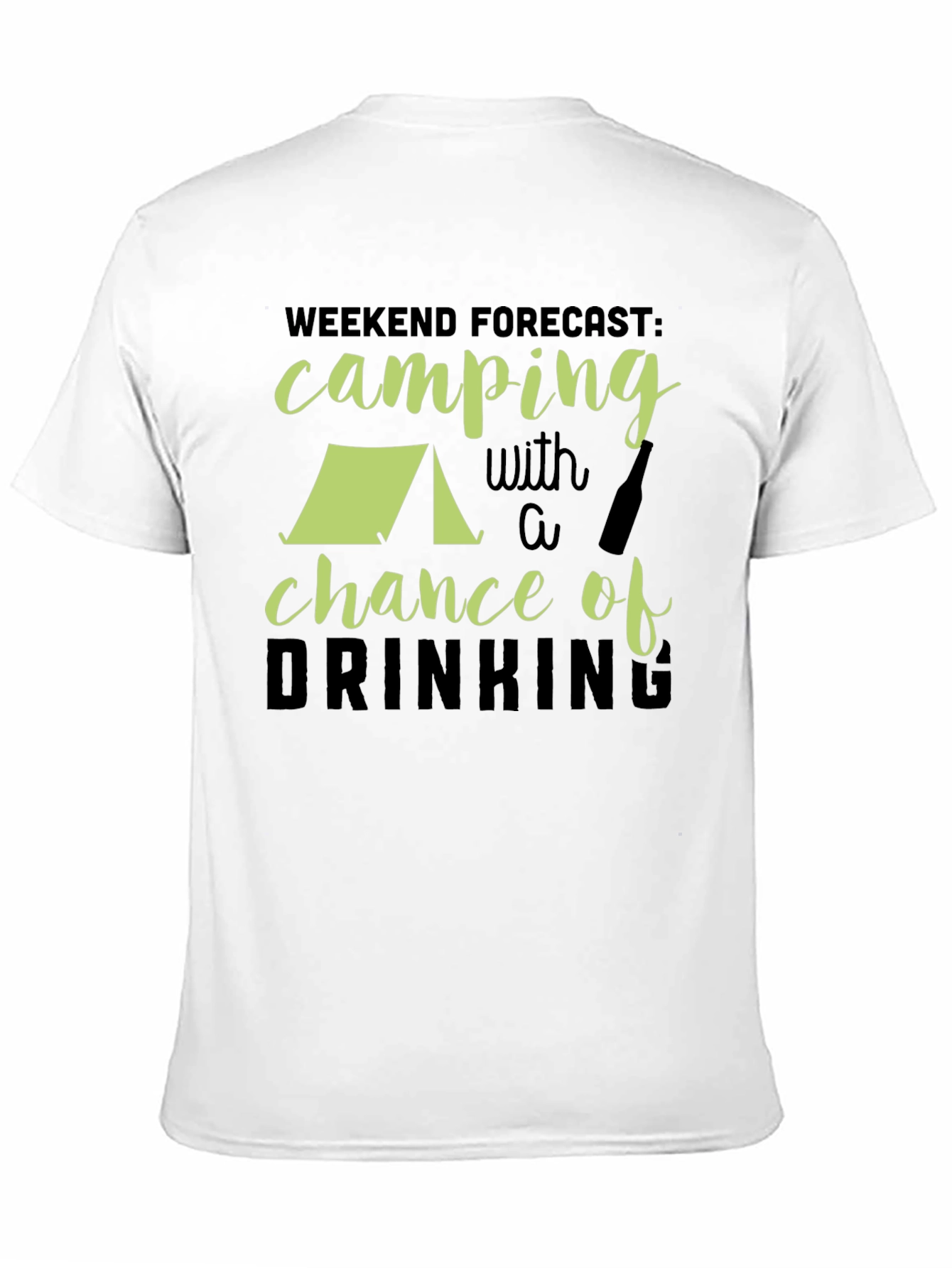 Camping & Drinking Forecast Graphic Tee