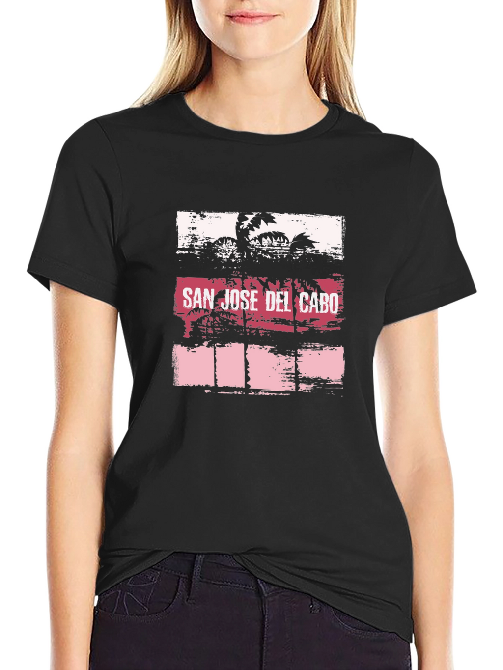 San Jose Del Cabo Palm Graphic T-Shirt