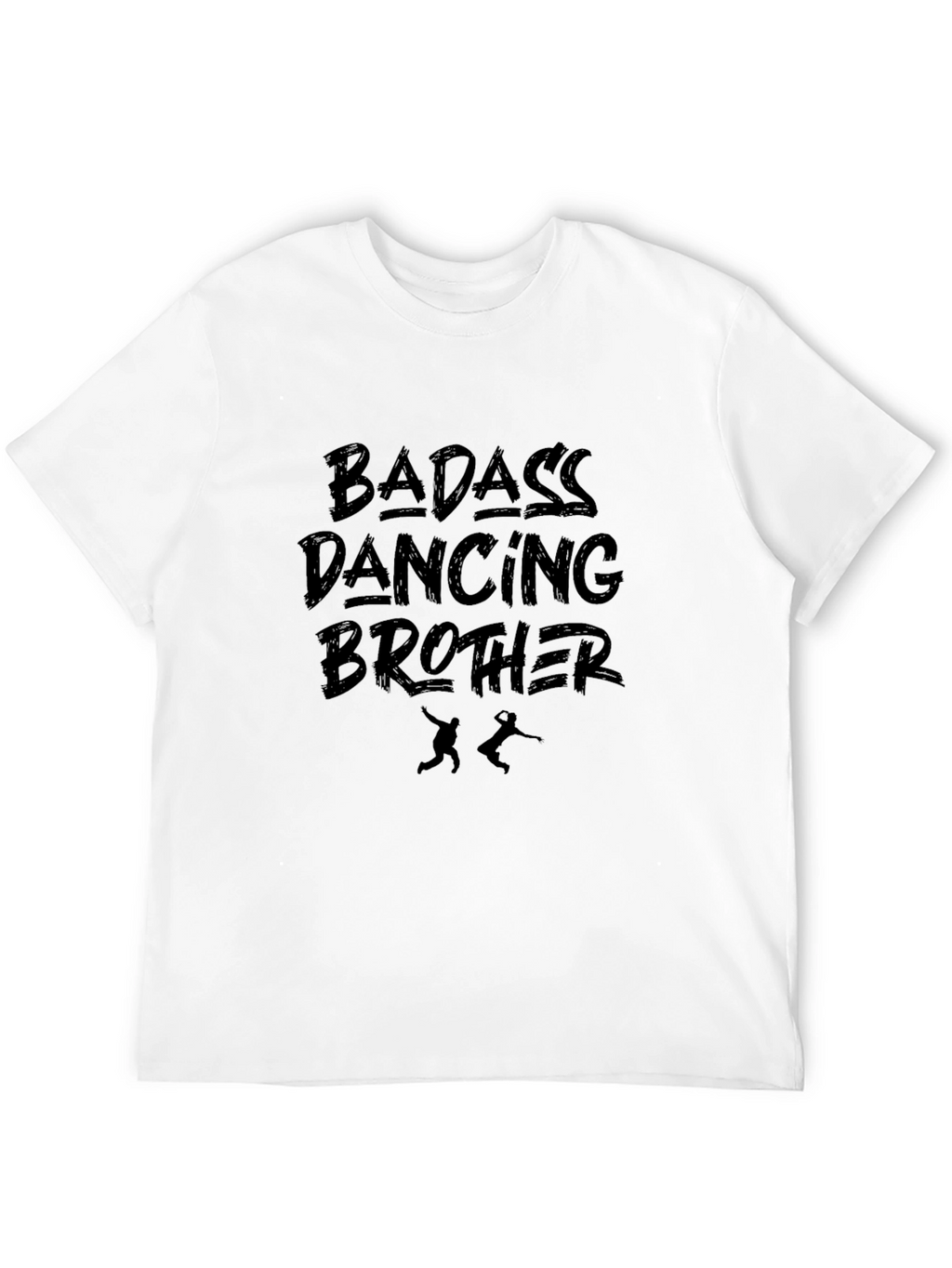 Badass Dancing Brother Black T-Shirt