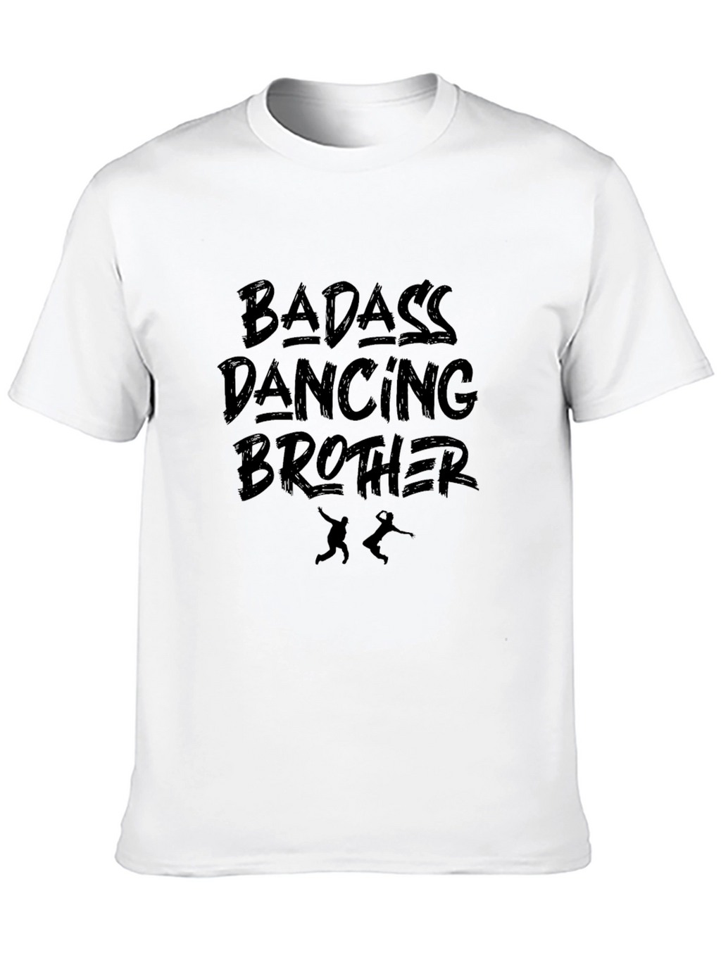 Badass Dancing Brother Black T-Shirt
